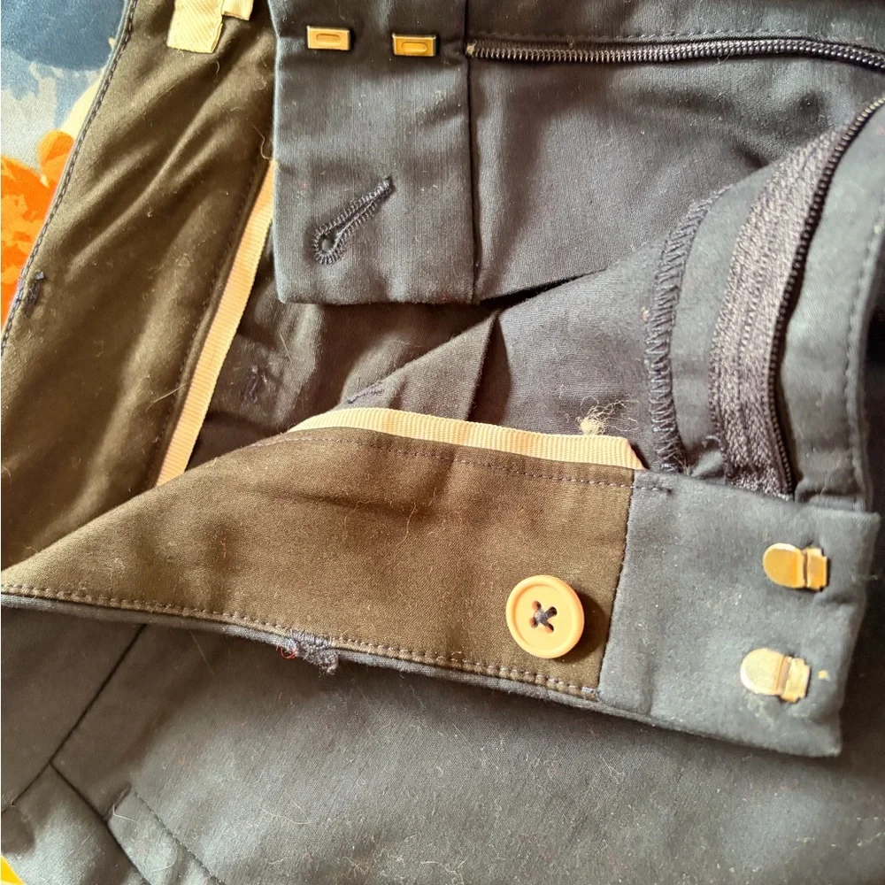 Boden Navy Cotton Trousers - Picture 4 of 11